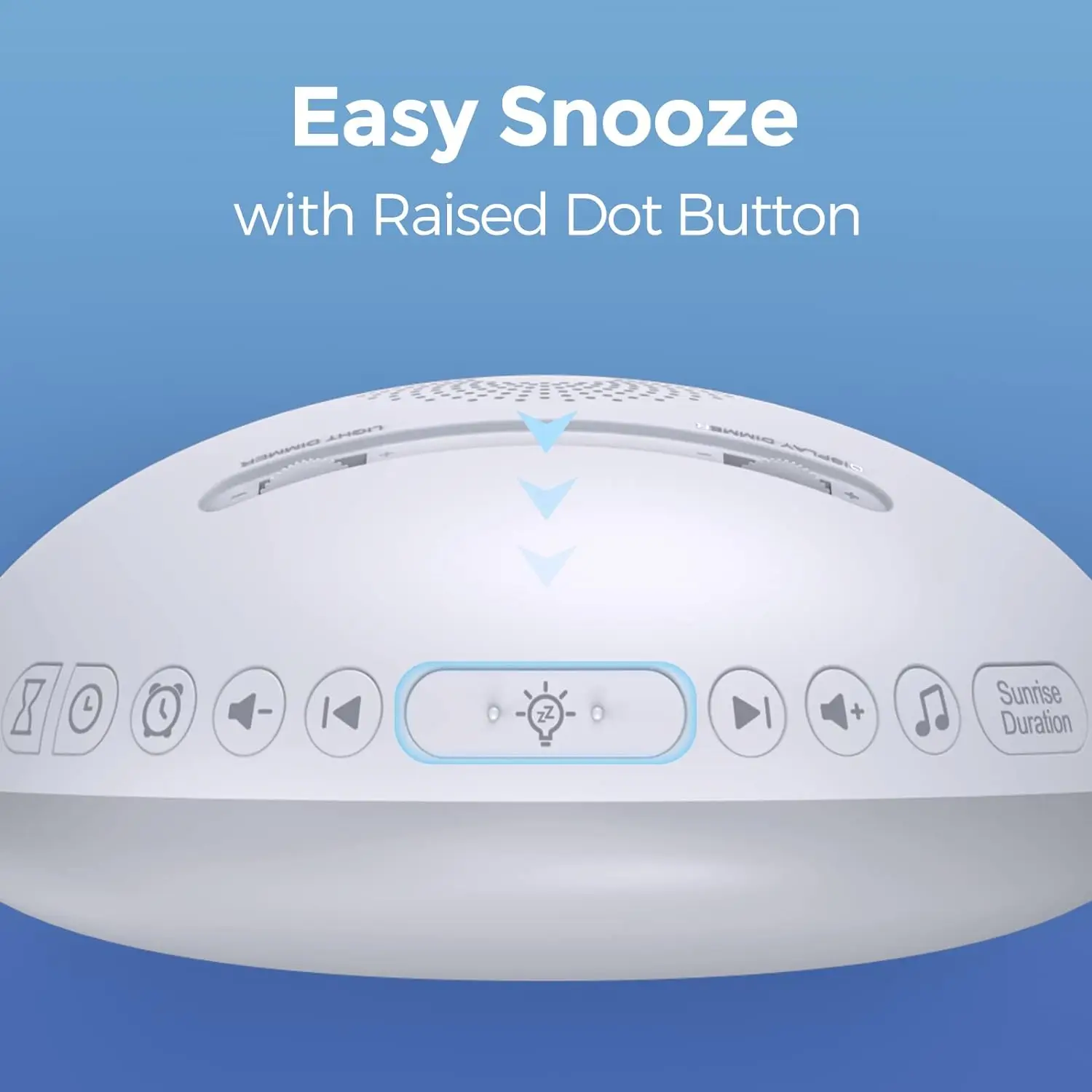 Reacher Sunrise Alarm Clock with Dimmable Nightlight and Countdown Timer