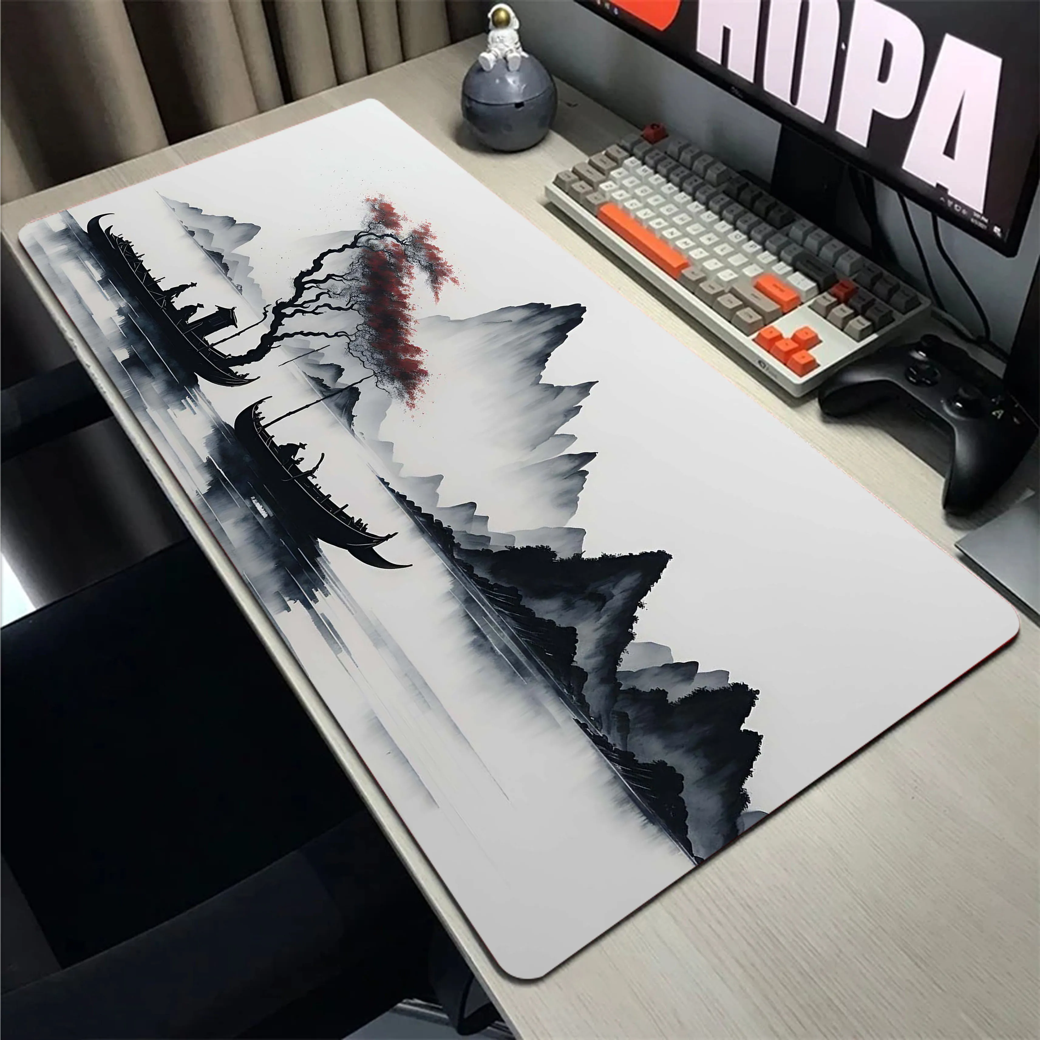 

Mountain Serenity Japan Art Extended Mousepad Gaming Speed Keyboard Pads Desk Mat Office Mouse Pad Tapis de Souris 900x400mm