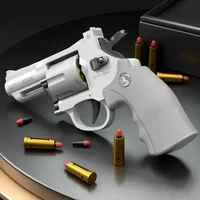 Continuous Firing ZP5 357 Revolver Launcher Pistol Soft Dart Bullet Toy Gun CS Outdoor Game Weapon for Kids Adult 2