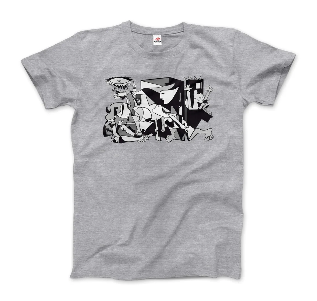 T-Shirt Con Riproduzione Di Opere D'Arte Pablo Picasso Guernica 1937
