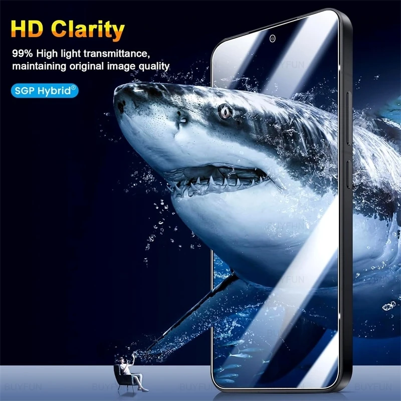 Premium 9D Full Coverage Tempered Glass Screen Protector - 3 Pack
