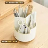 360° Rotating Makeup Brush Holder Large Capacity Cosmet Storag Box Makeup Organiser Lipsticks Container Vanity Organizer Bucket 4