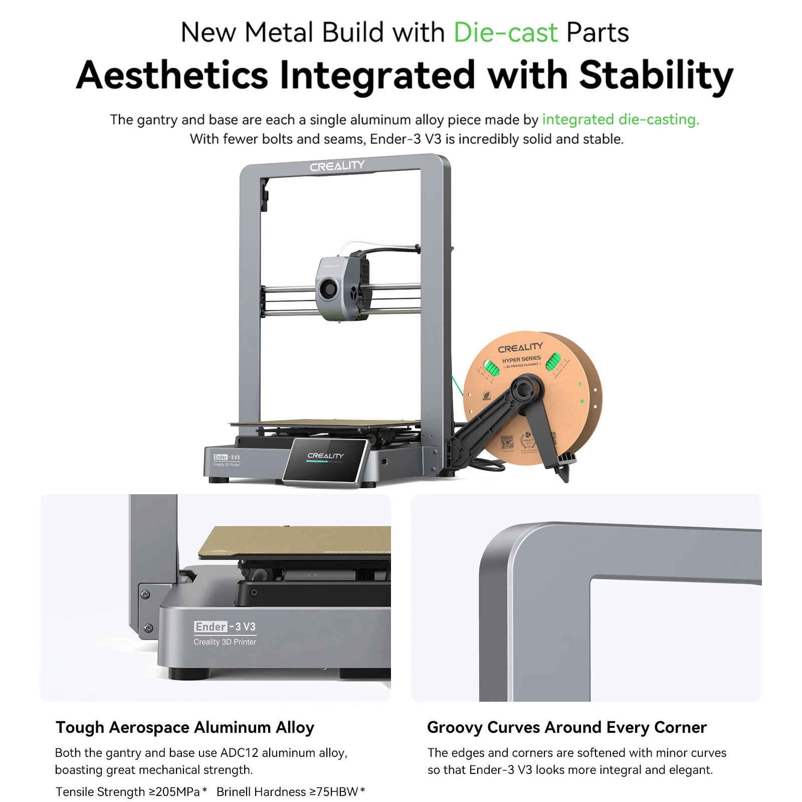 3D Printer Creality Ender 3 V3 With Core XZ Motion System 600mm/S Speed