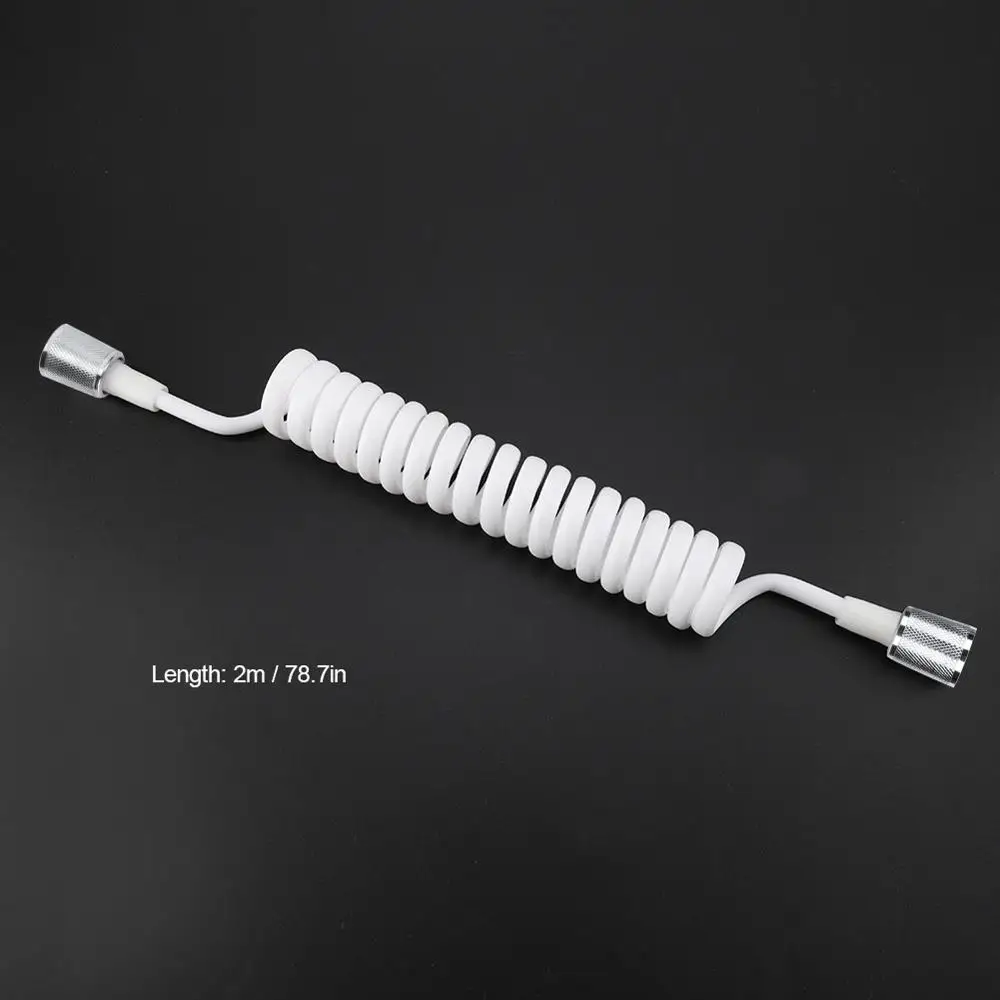G1/2" Soft Bidets Hose Tube ABS Spring Flexible Shower hose for Water Plumbing Toilet Bidet Sprayer Bathroom Accessories