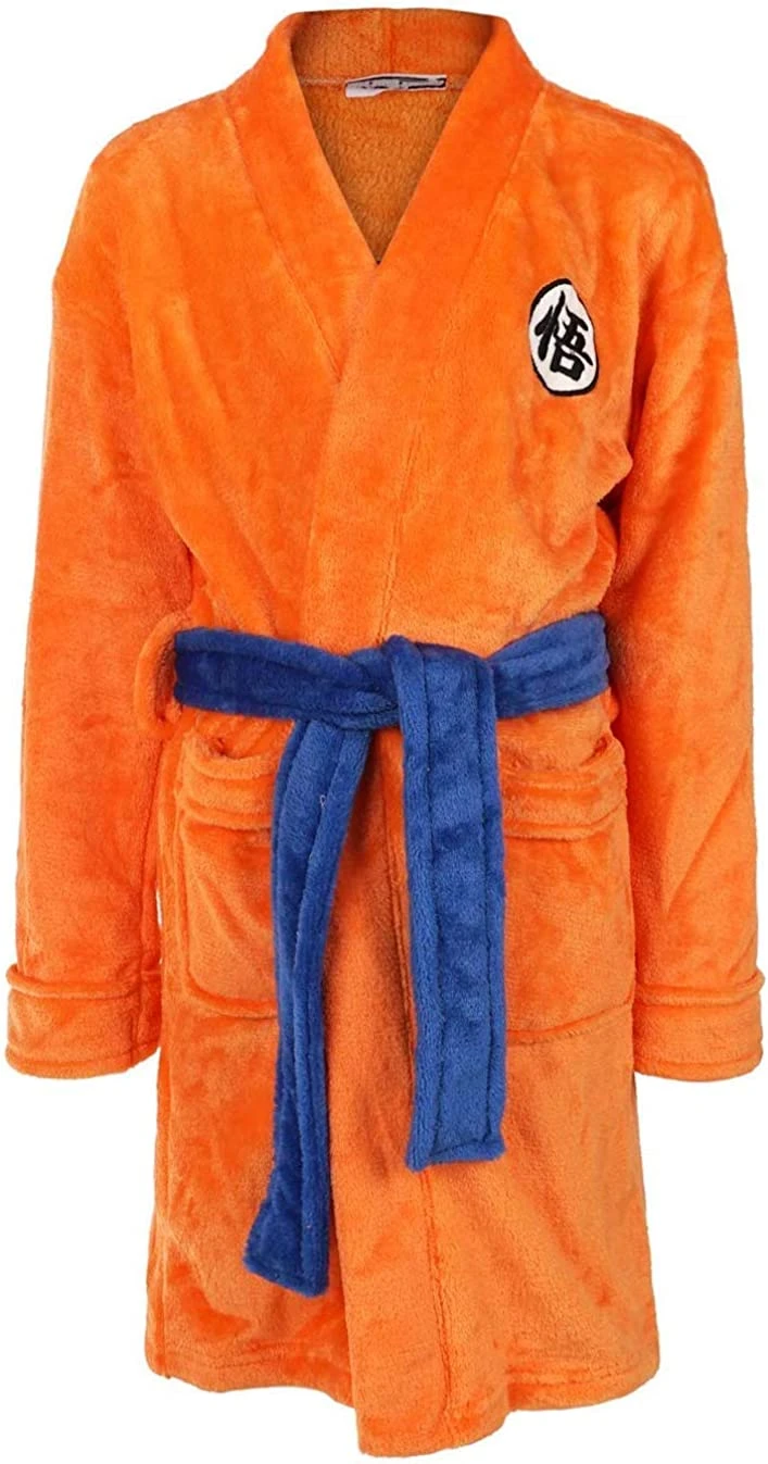Disfraz de Anime para niños, albornoz suave con GO personaje cinturones, color naranja| | AliExpress