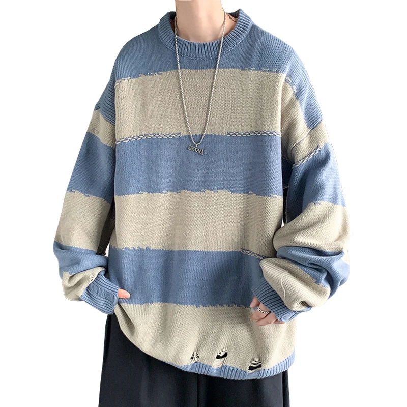 

Knitted Warm Men Sweater Turtleneck Loose Casual Bottoming Autumn Pullovers