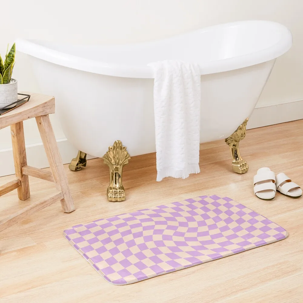 

Check V - Lilac Twist Bath Mat Floor Bath Mat