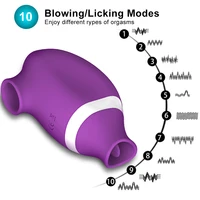 2-in-1-Klitoris-Sauger-Vibrator, Sexspielzeug für Frauen, weiblich, G-Punkt, Saugen, Lecken, doppelte Stimulation, Brustwarzen, Massagegeräte, Zungen-Sexspielzeug 2