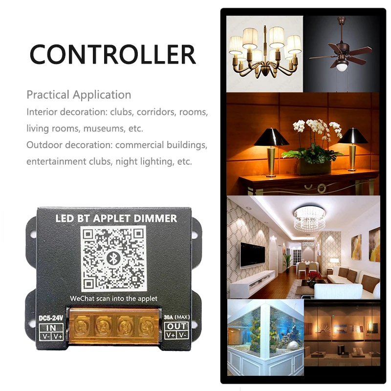 HUAREW LED Light Band Dimmer DC 12V-24V 30A Contrôleur De - FindTheDeal