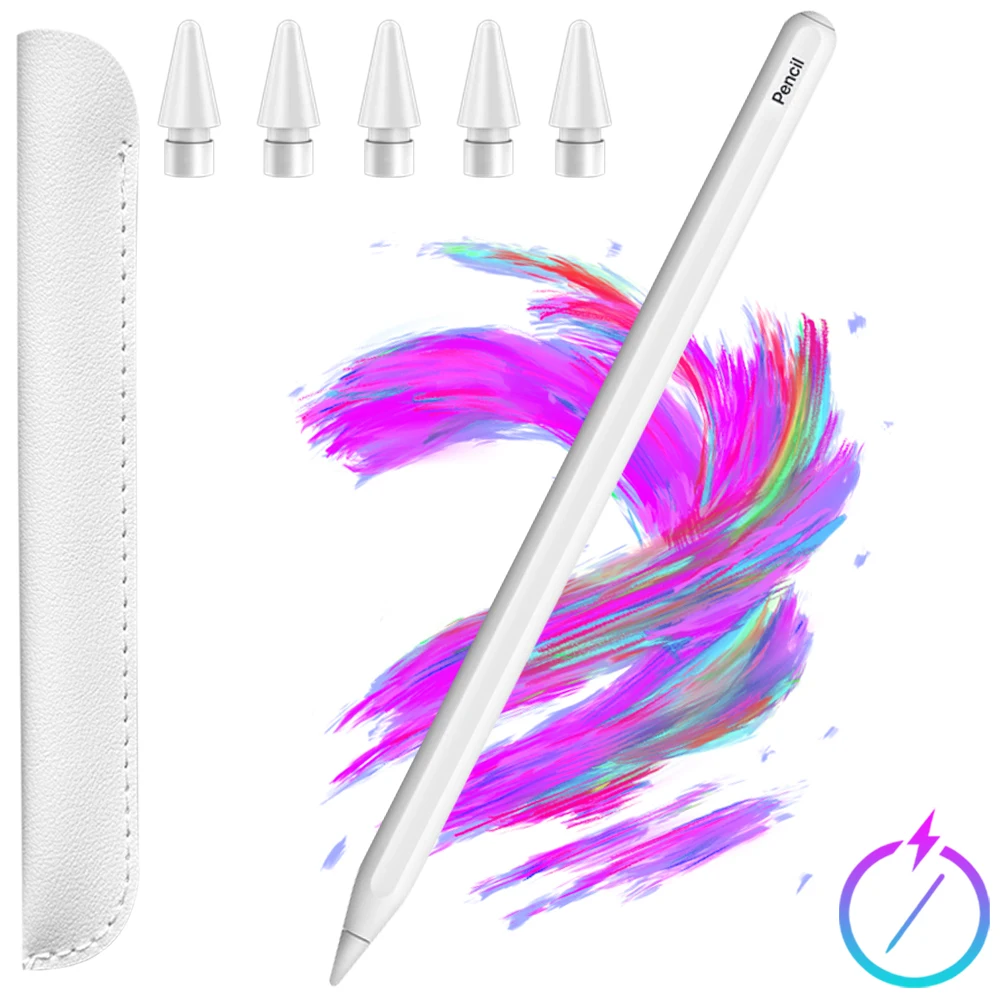 Pencil for Apple iPad 2nd Generation with Magnetic Wireless Charging, Same  as Apple Pencil 2nd Generation, Compatible with iPad Air 4/5, iPad Pro 11