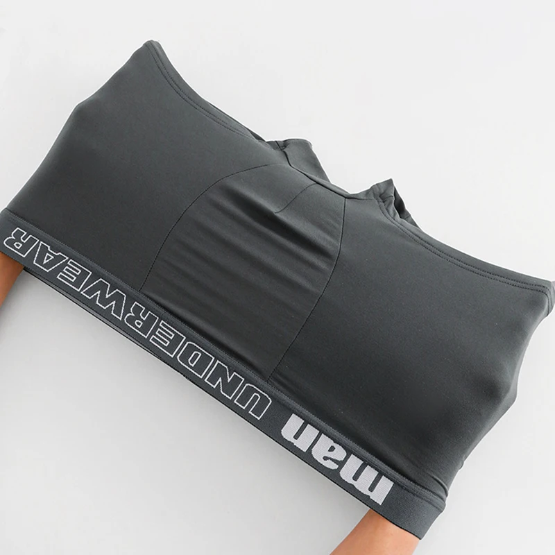 4 Pcs/Lot Men's Underpants Letter Panties Underwear Comfortable Shorts Sexy Gifts for Man Boxers Briefs