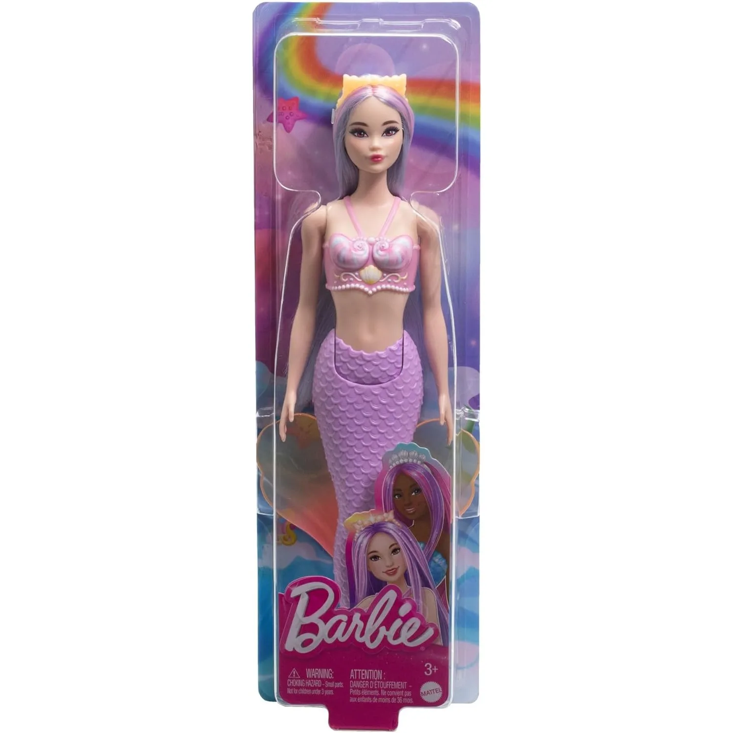 2025 New Original Mattel Barbie Mermaid Doll with Pink Hair Dolls for Girls Christmas Gifts Top Brand Toys for Children - Bilde 5