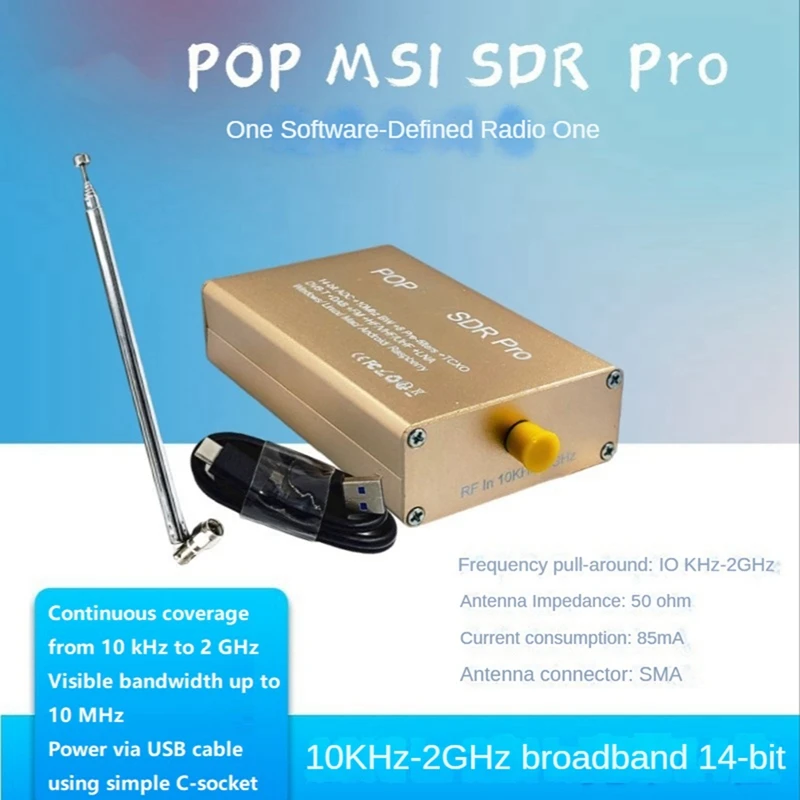 

Широкополосный радиоприемник FSP1A Pro 10 кгц-2 ГГц, 14 бит, определяемые по радиостанции для программного обеспечения MSI SDR Pro