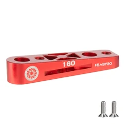 Lightweight CNC Aluminum Alloy Road Bike Disc Brake Adapter with Bolts (Rear 160mm red)