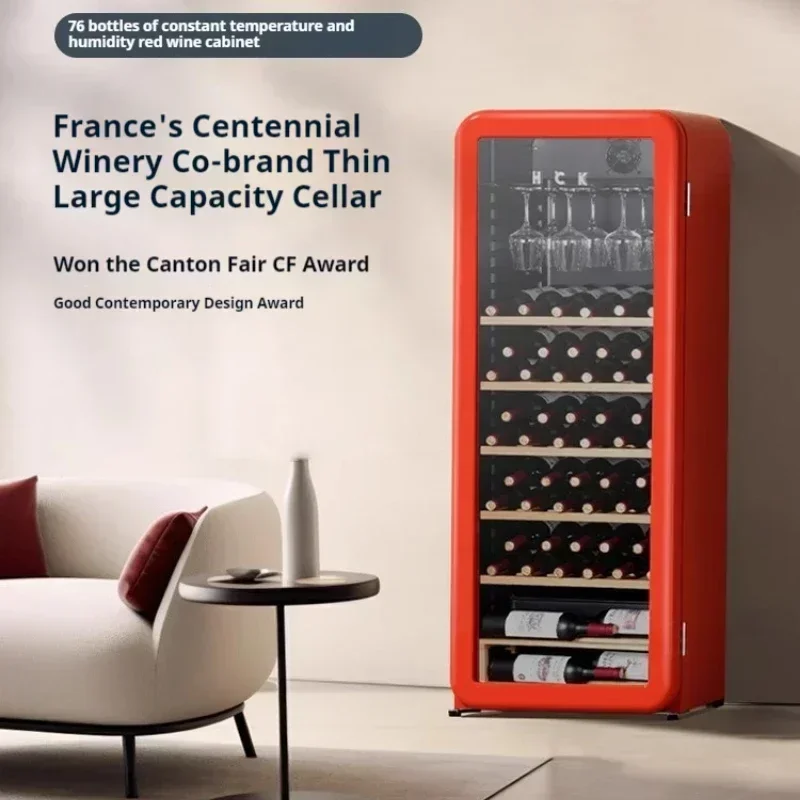 Wine Cabinet Constant Temperature Wine Vitrina Refrigerada Enfriador Vino Bar Fridge Refrigerator /60L