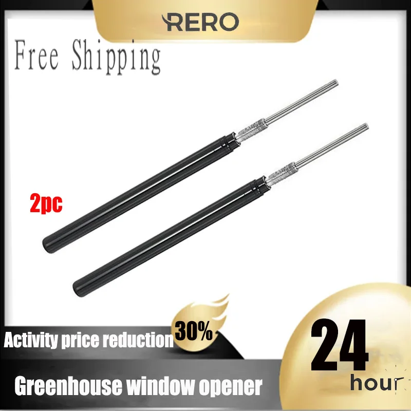 

RERO 2PCS Greenhouse Automatic Window Opener Cylinder Solar Heat Sensitive Temperature Rods Agriculture Garden Tools