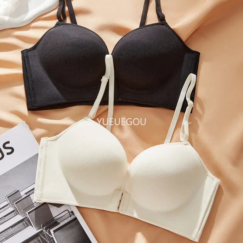 10cm Extreme Front Closure Push Up Bra - Ultra Thick Padded Lift Halter Neck for Small Chest, Deep Plunge Sexy Lingerie 5