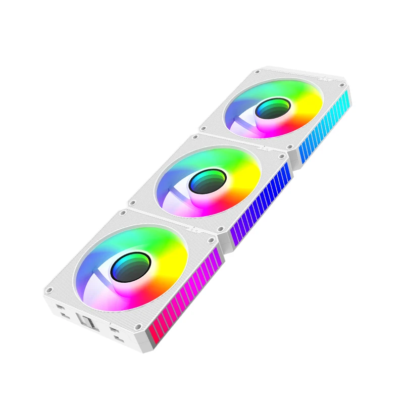 Modular Splicing Chassis Fan s1 Argb Sincronizado Pickup Light Bar Computador Desktop 120 mm - Imagem 3