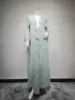 Femmes musulmanes Robe Maxi dubaï ouvert Abaya turquie caftan Eid Kimono Cardigan Islam Jalabiya Kebaya Caftan Marocain Femme Robe