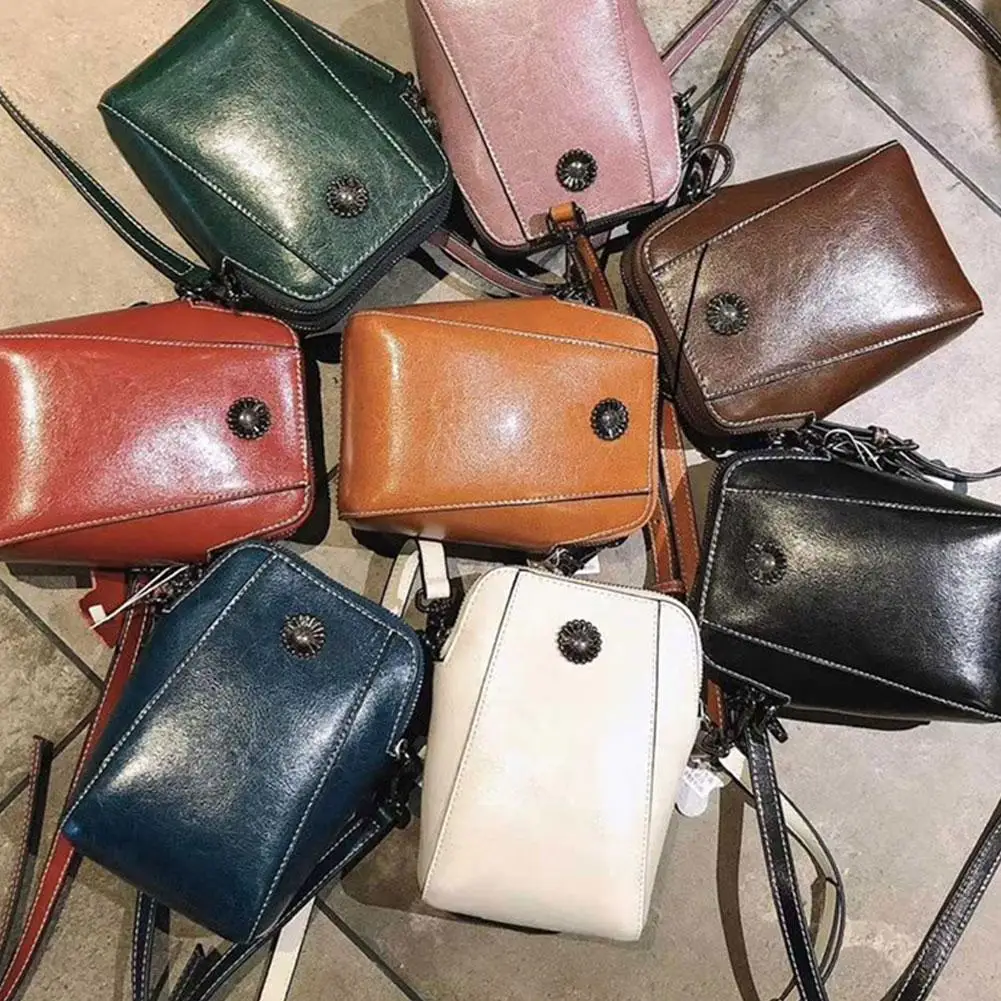 

Simple Design Crossbody Shoulder Bags for Women Spring Retro Branded Handbags and Purses Ladies Mobile Phone sac O2A4