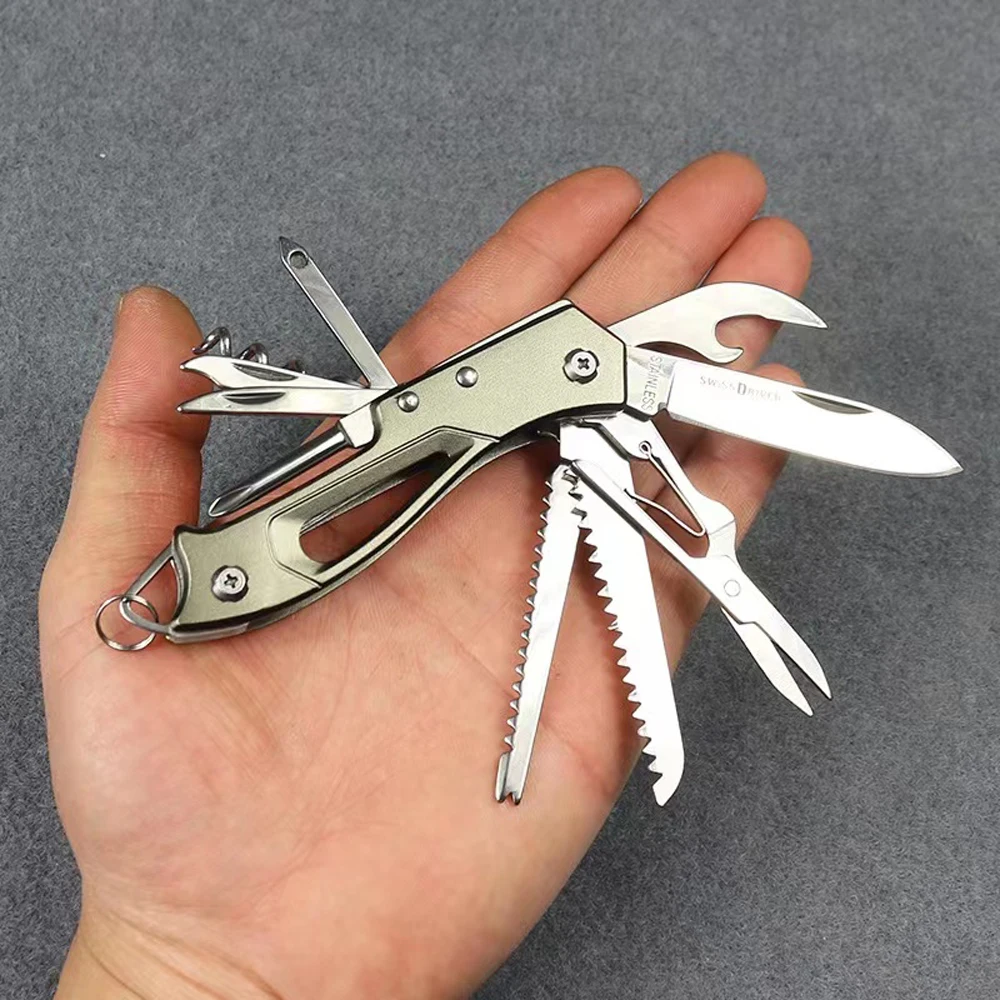 自在包丁　キャンプ　自宅用 マルチツール折りたたみナイフ、自己防衛サバイバル機器、edc