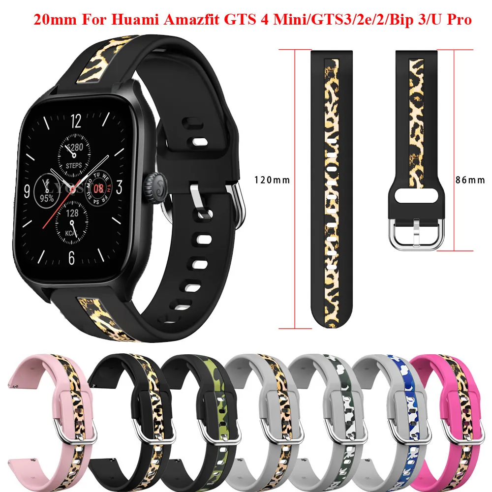 

For Xiaomi Huami Amazfit GTR 42mm Watchband For Amazfit GTS 4 Mini/GTS 3 2e 2/Bip 3 Pro/Bip U pro/GTS4 GTS2 20mm Bracelet Strap