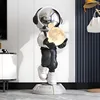 Astronaut Spaceman Floor Holding Lamp Ornaments, Light, Luxury, High-end Decoration, Luminous, Bluetooth Speaker, Living Room 2