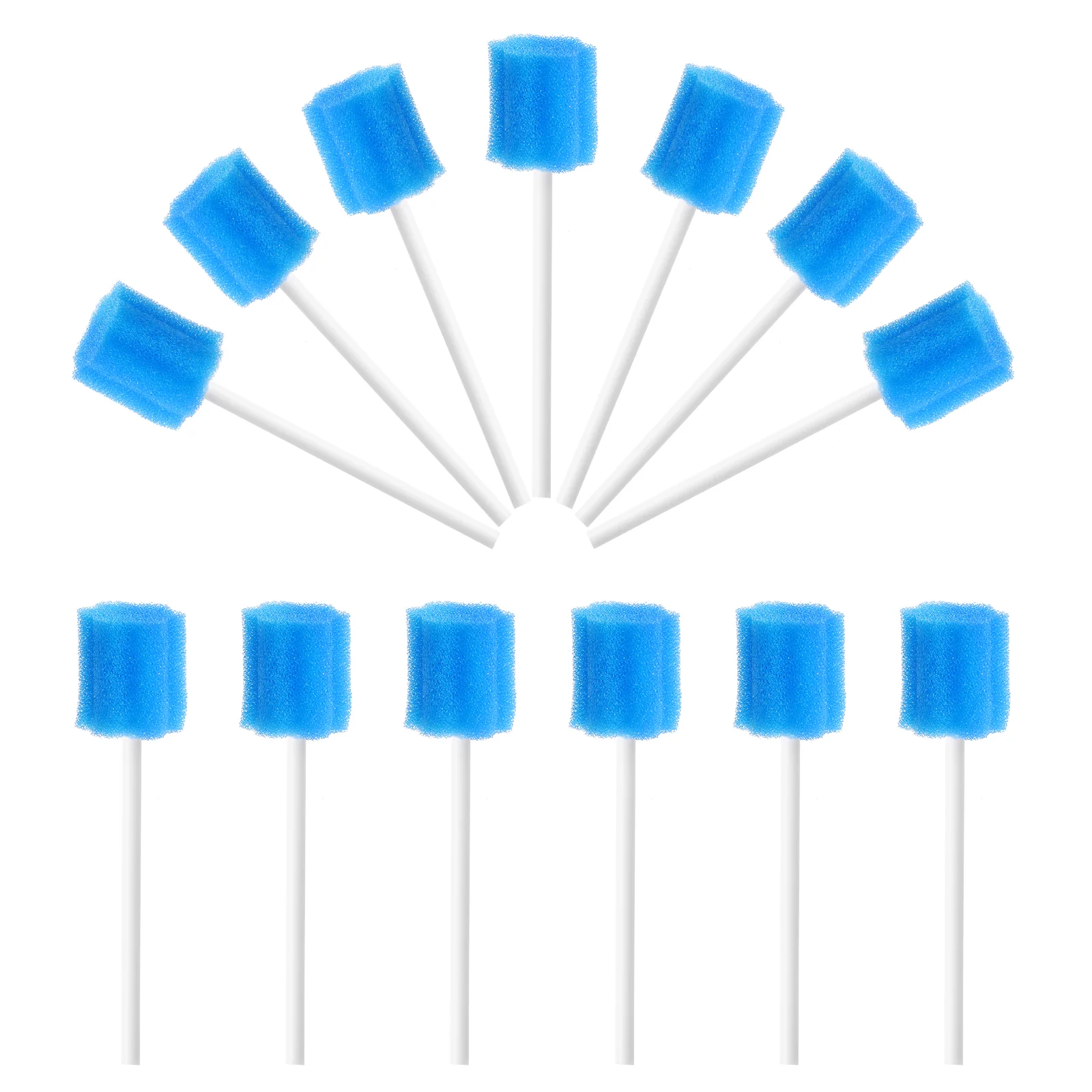 

SUPVOX 100pcs Disposable Oral Care Sponge Sticks Swabs Tooth Cleaning Mouth Swabs Practical Mouth Care Swabs