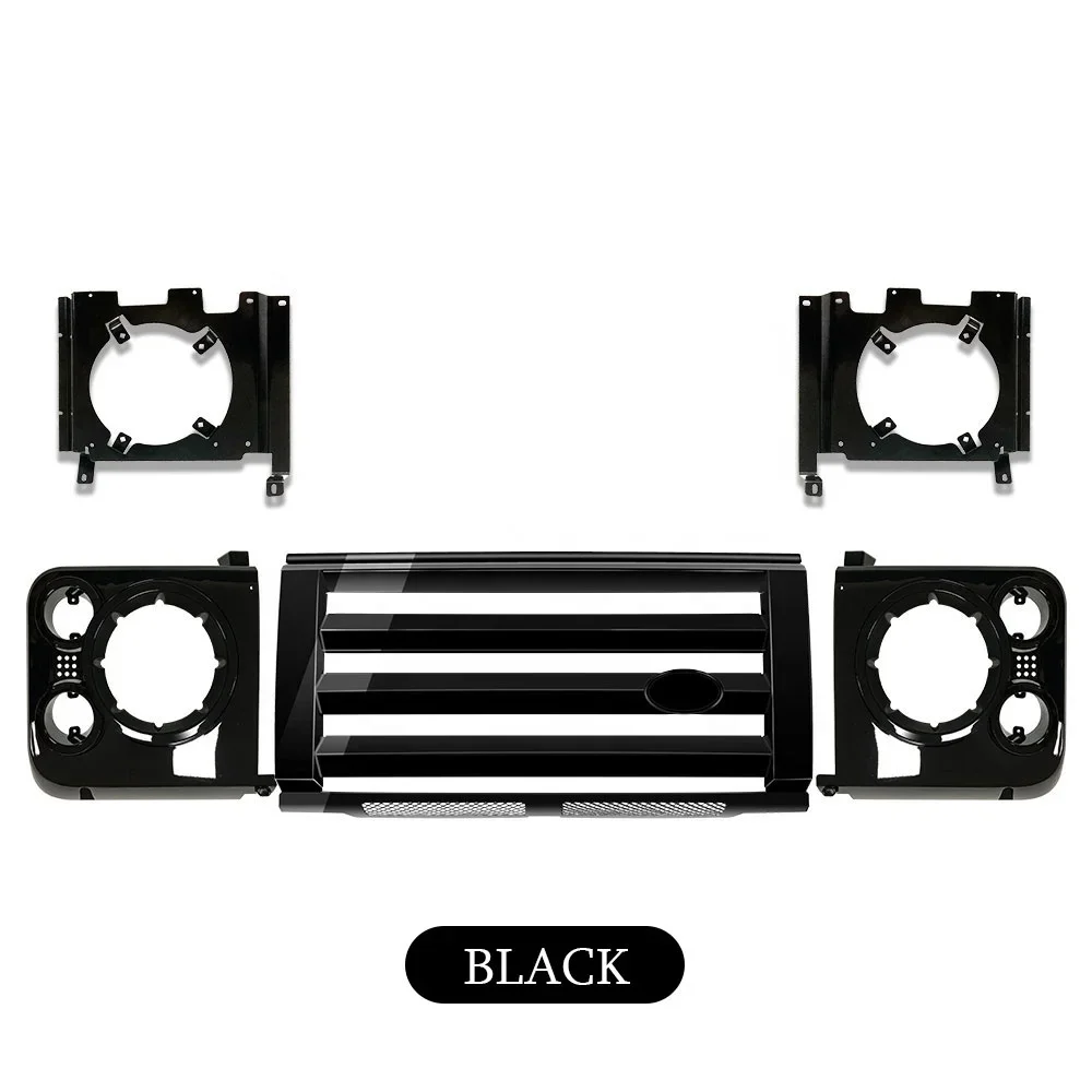 SVX STYLE FRONT GRILLE + HEADLAMP CASES ORIGINAL LIGHTS FITS LAND ROVER  DEFENDER 90 110 - AliExpress