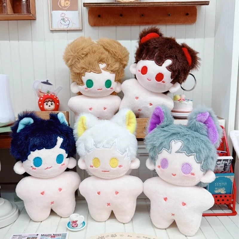 10cm Kawaii Mini Starfish Idol Doll Plush Star Cotton Dolls Astral Body Stuffed Figure Toys Plushies Toys Fans Gift 4