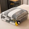 Thick winter blankets for sofas, winter thick premium plush flannel coral velvet blankets for warmth protection 4