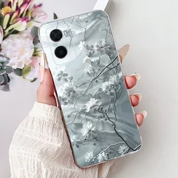 Colorful Painted Soft Silicone Phone Case Cover - Vibrant Design - Oppo A96 4G (6016)
