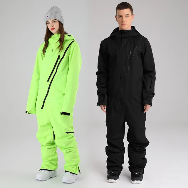 2023 One-piece Ski Suit for Women Thickening Snowboard Women Overalls  Winter Windproof Waterproof Jumpsuit Clothing Skiing Suit - AliExpress