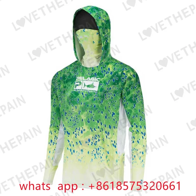 KIDS Fishing Shirts UPF 50+ Long Sleeve Fishing Shirt with Mask UV Neck  Gaiter Hoodie Keep Head Face Warm Outdoor Hiking Running - AliExpress