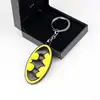 Marvel Avengers Batman Keychain Badge Metal Pendant Keychain Car Bag Keychain Fashion Jewelry Accessories Gift 1