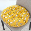 Thickened Chair Cushion Computer Office Seat Cushion Student Bench Mat Linen Breathable Mat Fabric Tatami Floor Cushion 4