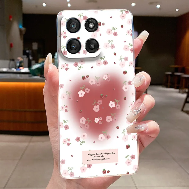 Phone Case For Motorola Moto G Stylus 5G 2025 2023 2024/Moto Edge 60 Stylus Protective Cases Transparent Soft Silicone TPU Cover 3