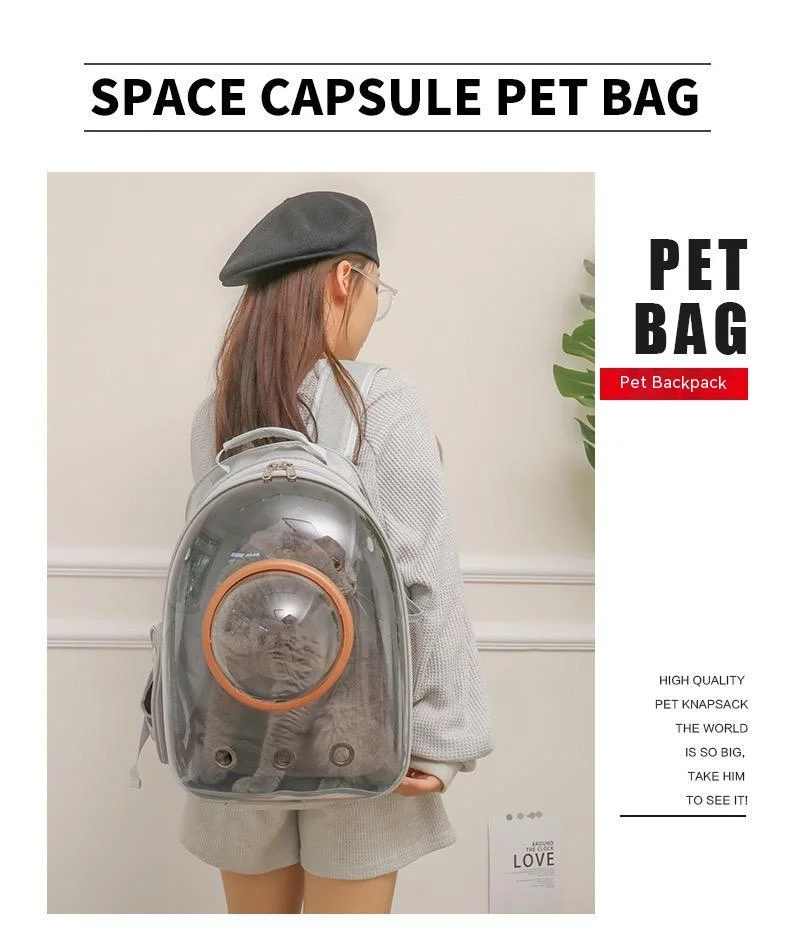 Cat Carrier Backpack Space Capsule Pet Carrier Transparent Extra Large Backpack for Pets