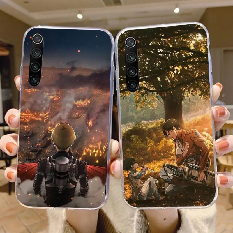 S_Sattack On Titan Custodia Per Telefono Per Xiaomi 13 12 11T 10 9 Redmi Note 11 10 10S Pro Redmi 9 9A Cover Trasparente Per Telefono