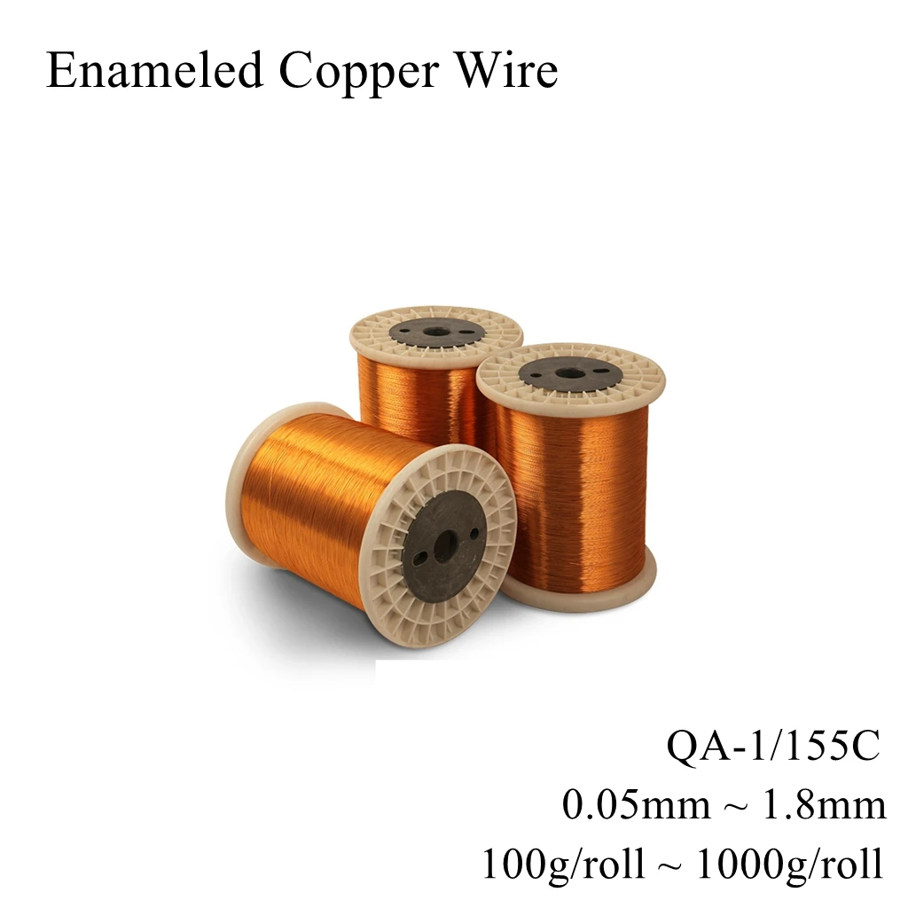 enameled copper magnet wire for coil winding, motors, transformers, inductors, electromagnets, and repair work