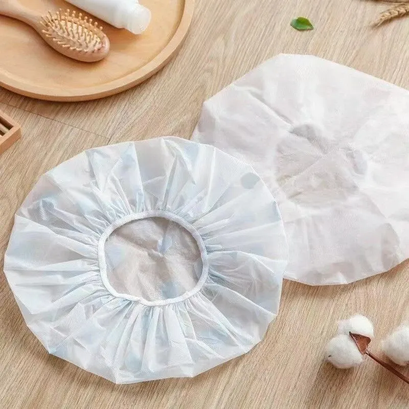 5pcs Shower Cap Waterproof WOMEN'S Household Bathing Anti-oil Smoke Hair Care Dry Hair