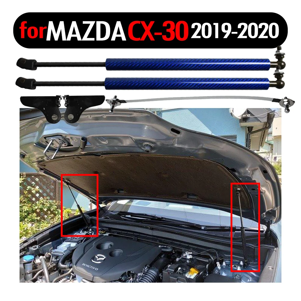 for Mazda CX-30 CX30 2019-2022 Front Hood Bonnet Modify Gas Struts Bars ...