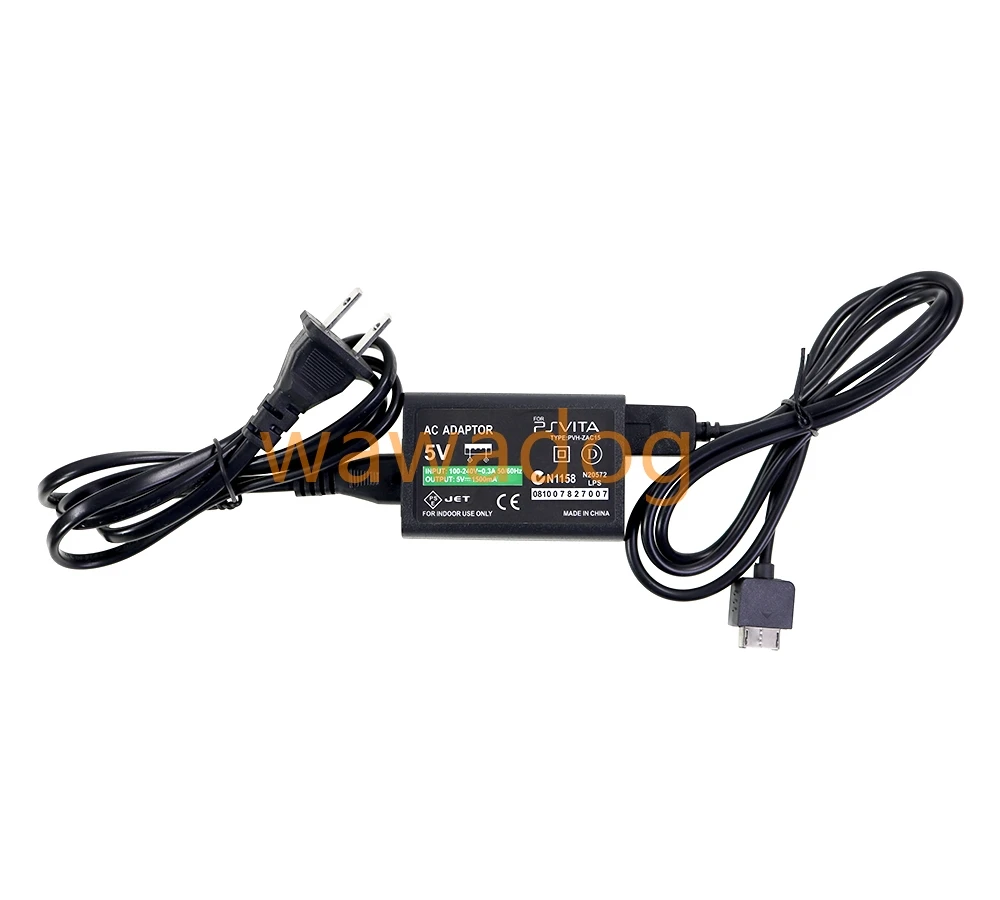 vhbw 220V Alimentation Chargeur Câble 5W (5V/1A) pour Sony PSV, PS Vita,  Playstation Vita.