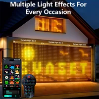 1/2PCS Smart RGB Curtain Lights LED String Lights APP Control Music Sync Timer Waterproof for Home Party Garden Holiday Decor - Image 4