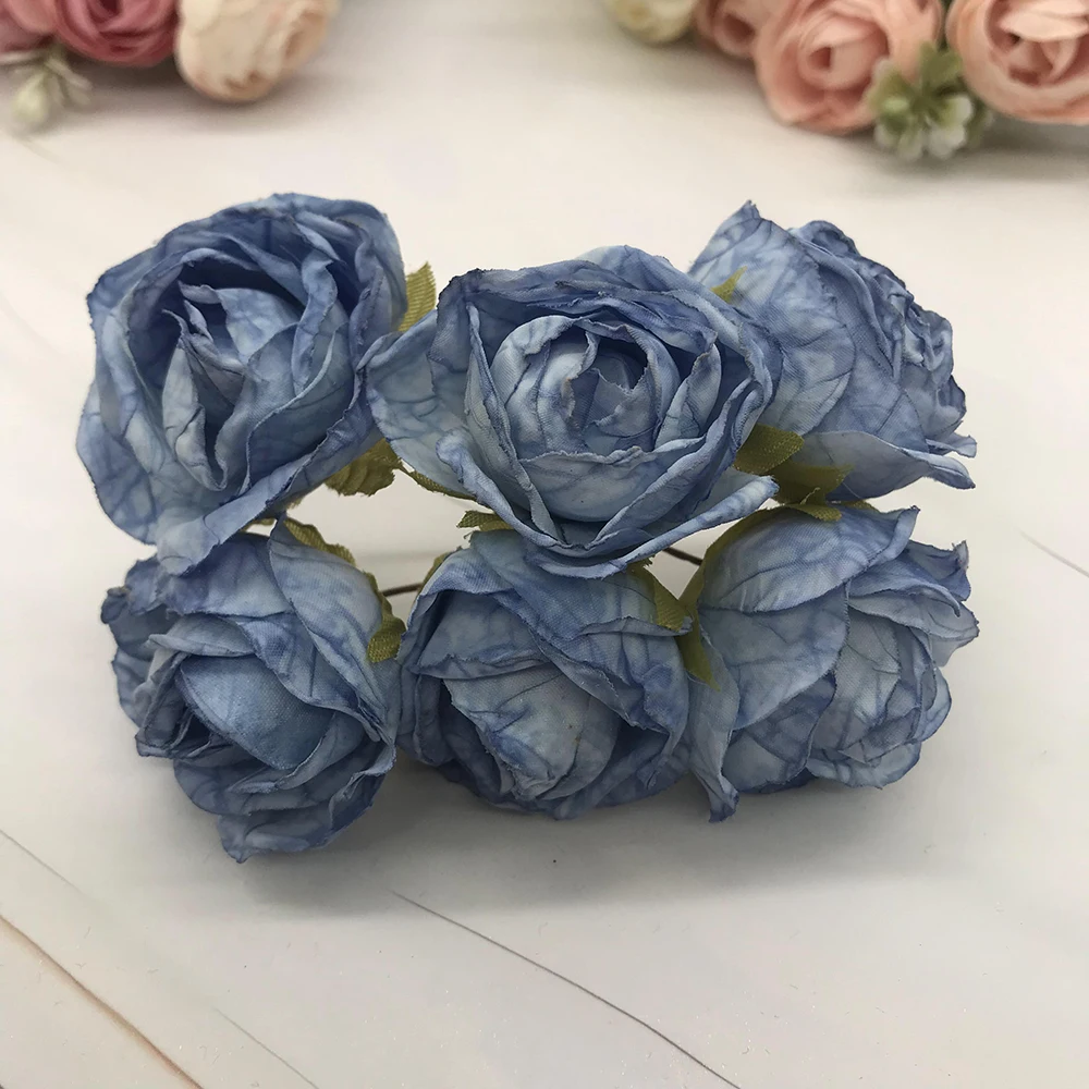 6-Piece European Vintage Rose Silk Flower Garland Kit