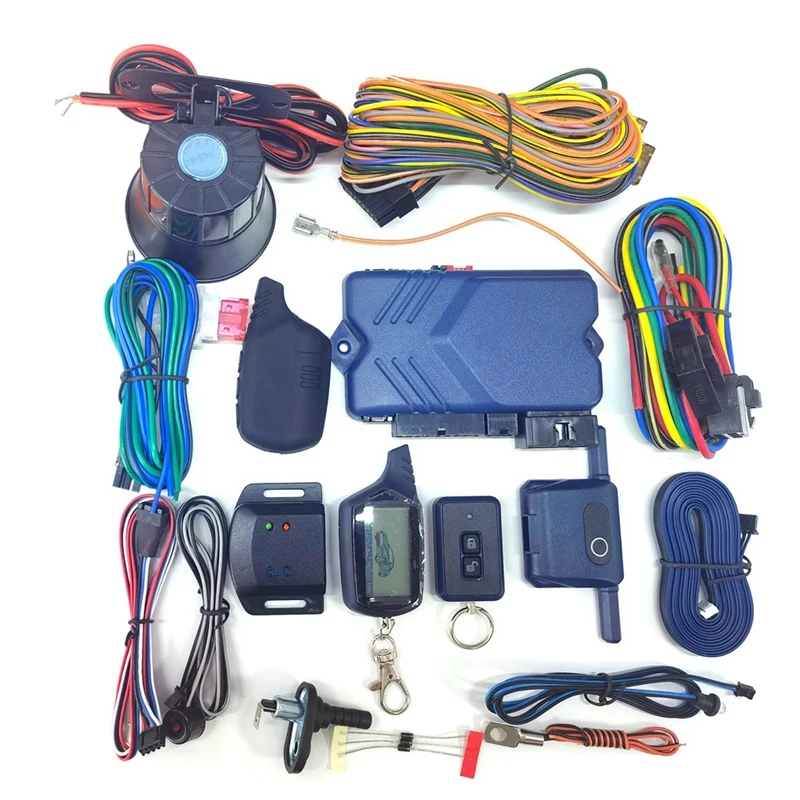 A91-LCD-Remote-Control-Car-2-Way-Anti-Theft-Alarm-System-For-Dialog ...