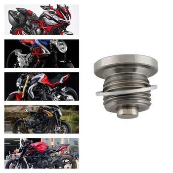 Adatto per Mv Agusta F4 F4Rc Brutale 675 675Rr 800 800Rr Dragster 800 800Rr Rivale800 Turismo Veloce Rc Scs Magnete per Tappo Scarico Olio Motore