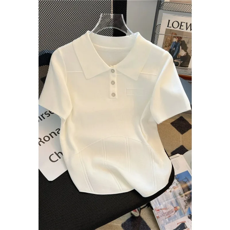 New golf wear ladies summer short sleeves women summer short sleeves slim and breathable