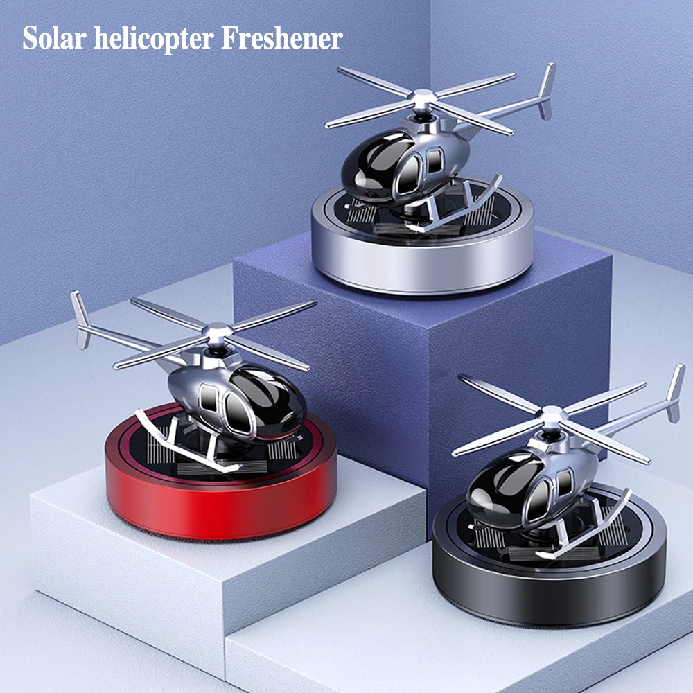 Solar Car Air Freshener Helicopter Fragrance Auto Flavoring Supplies Interior Accessories Propeller Rotating Perfume Diffuser 2 Solar Car Air Freshener Helicopter Fragrance Auto Flavoring Supplies Interior Accessories Propeller Rotating Perfume Diffuser 2