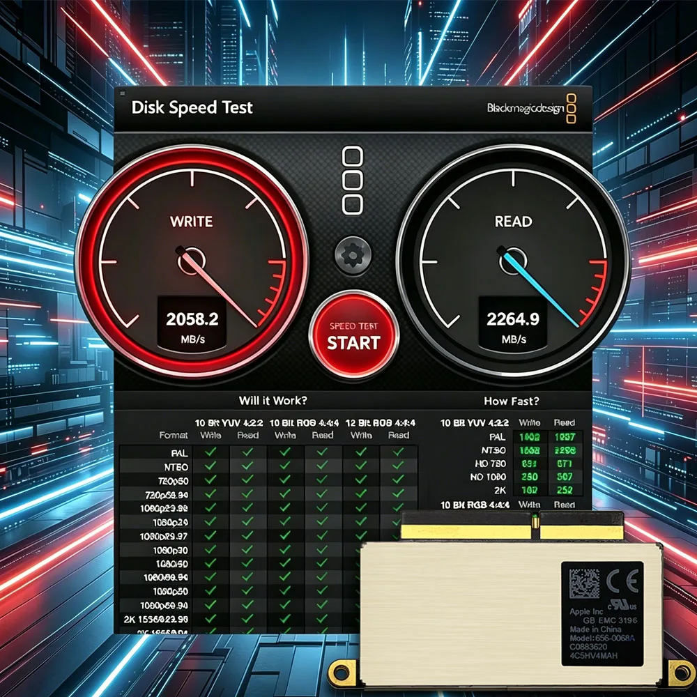 오리지널 노트북 A1708 휴대용 SSD 솔리드 스테이트 디스크 128GB 256GB 512GB 1TB 맥북 프로 13.3인치 A1708 SSD 2016 2017년형용